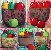 Apples in basket 4